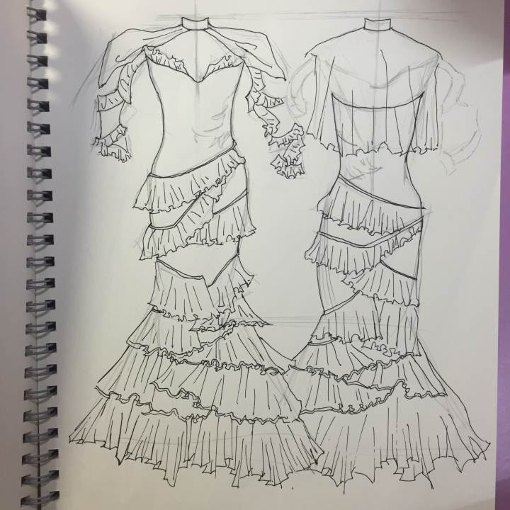 服裝款式圖中的針紡織品 設(shè)計、工藝與趨勢的交融